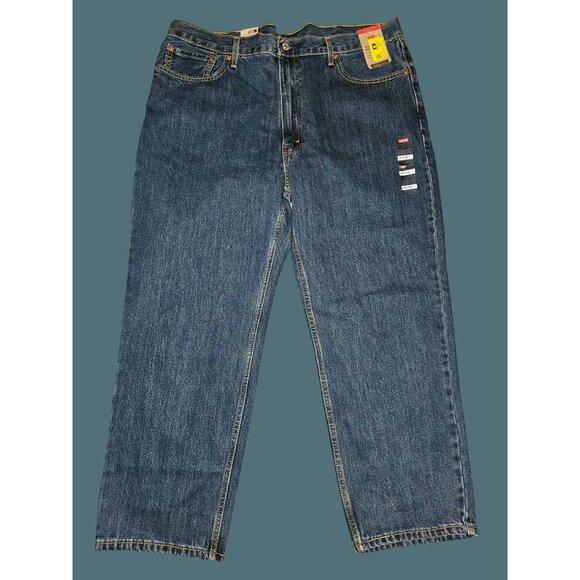 Levi's 550 Relaxed Fit Straight Leg Slight Taper Hem Jeans Men Size 42x29 - Picture 1 of 13